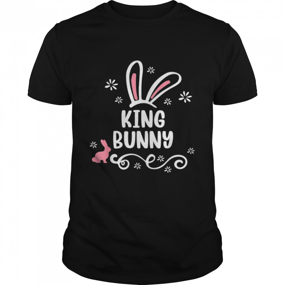 King Bunny Matching Easter Bunny Egg Hunting shirt Classic Men's T-shirt
