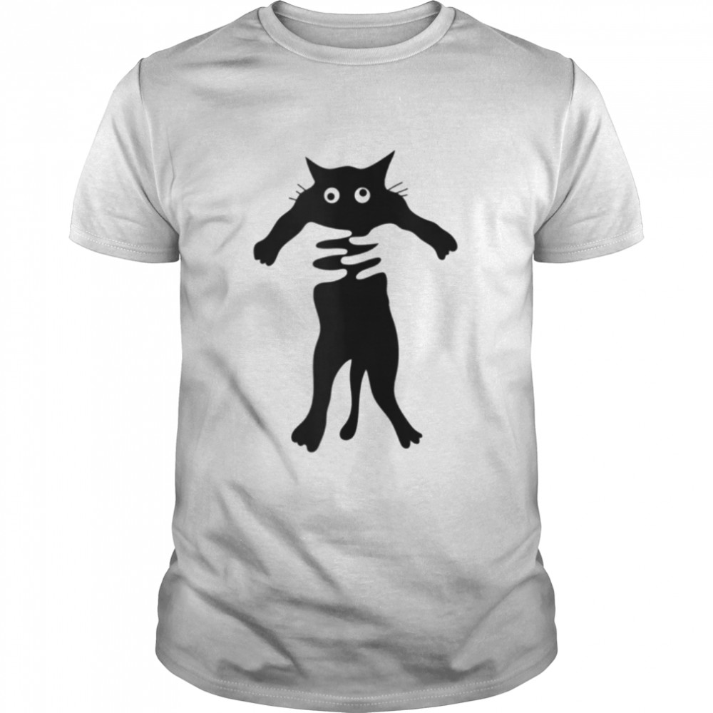 crosseyed cat being hugged shirt Classic Men's T-shirt