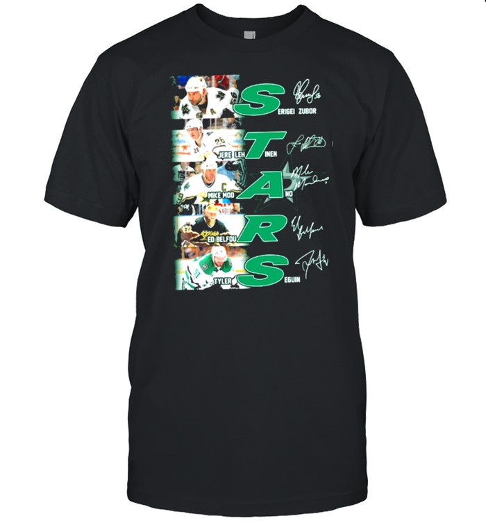 stars baseball sergei zubor and jere lehtinen mike moo and ed belfour and tyler seguin shirt Classic Men's T-shirt