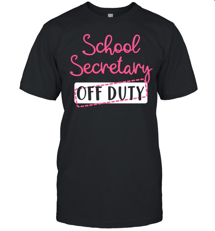 Schulsekretär dienstfrei Sommerferien Urlaubsspruch Langarmshirt shirt Classic Men's T-shirt