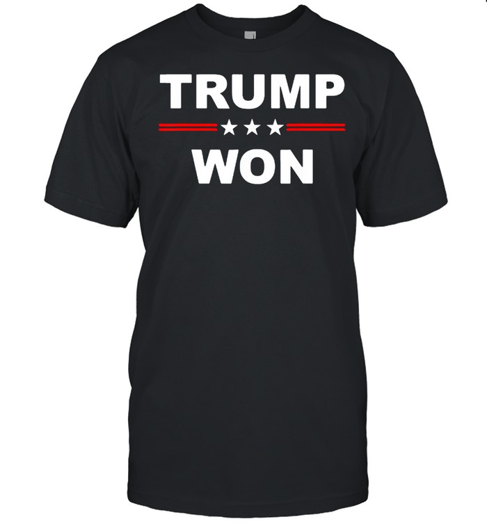 Trump Won President election T- Classic Men's T-shirt