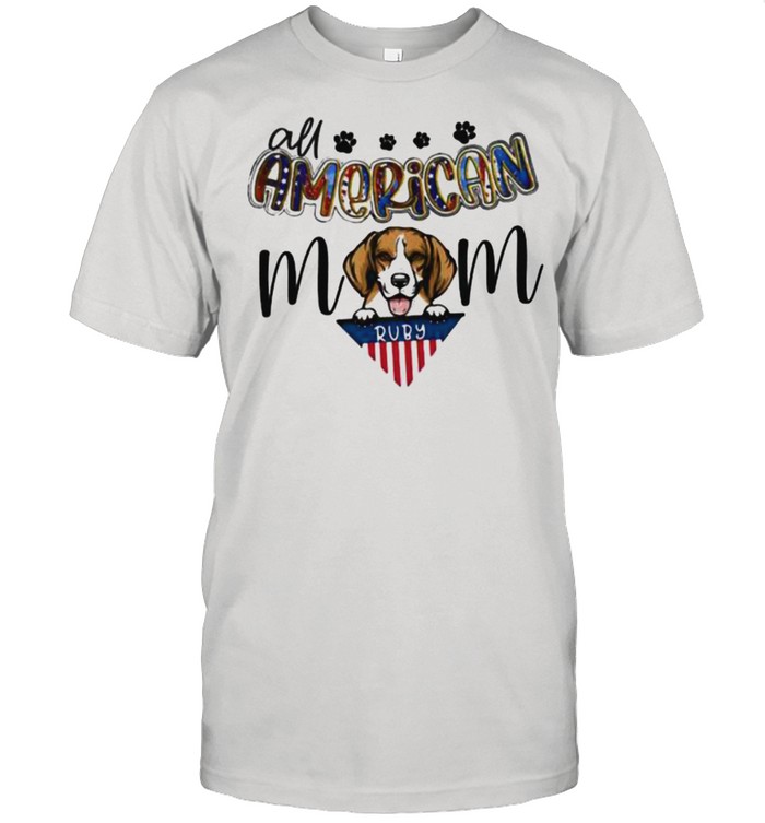 All American Mom Dog  Classic Men's T-shirt