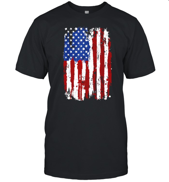 American Flag 4th of July T- Classic Men's T-shirt