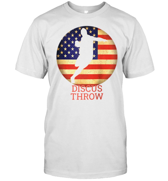 Track and Field USA Team Thrower Proud American Discus Throw shirt Classic Men's T-shirt