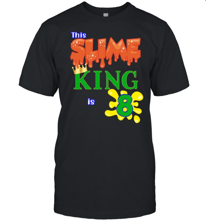 Slime King Birthday Party Matching Family Outfit 5th 9th shirt Classic Men's T-shirt