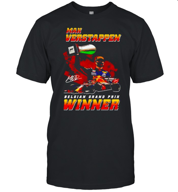 Max Verstappen belgian grand prix winner signature shirt Classic Men's T-shirt