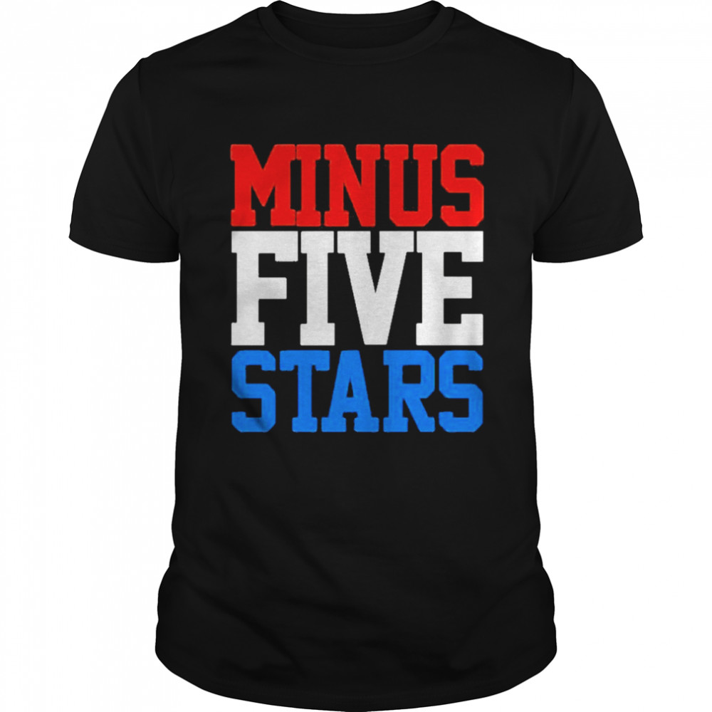 minus five stars denise salcedo minus five stars shirt Classic Men's T-shirt