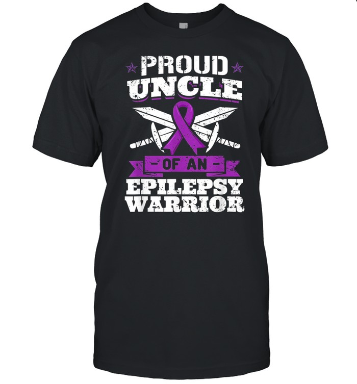 Epilepsy Warrior Uncle Epileptic Seizure Disorder Advocate shirt Classic Men's T-shirt