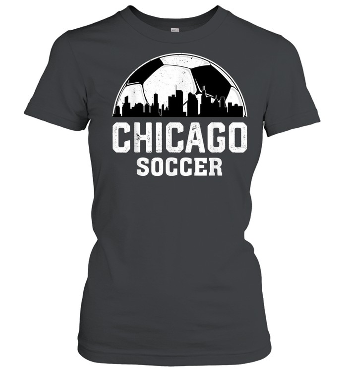 Retro Vintage Chicago City Soccer Football Sports shirt Classic Women's T-shirt