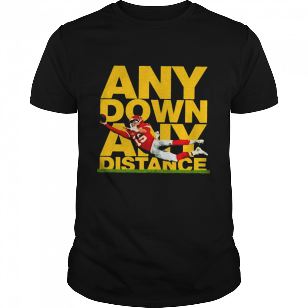 Any Down Any Distance Patrick Mahomes Kansas City Chiefs T- Classic Men's T-shirt
