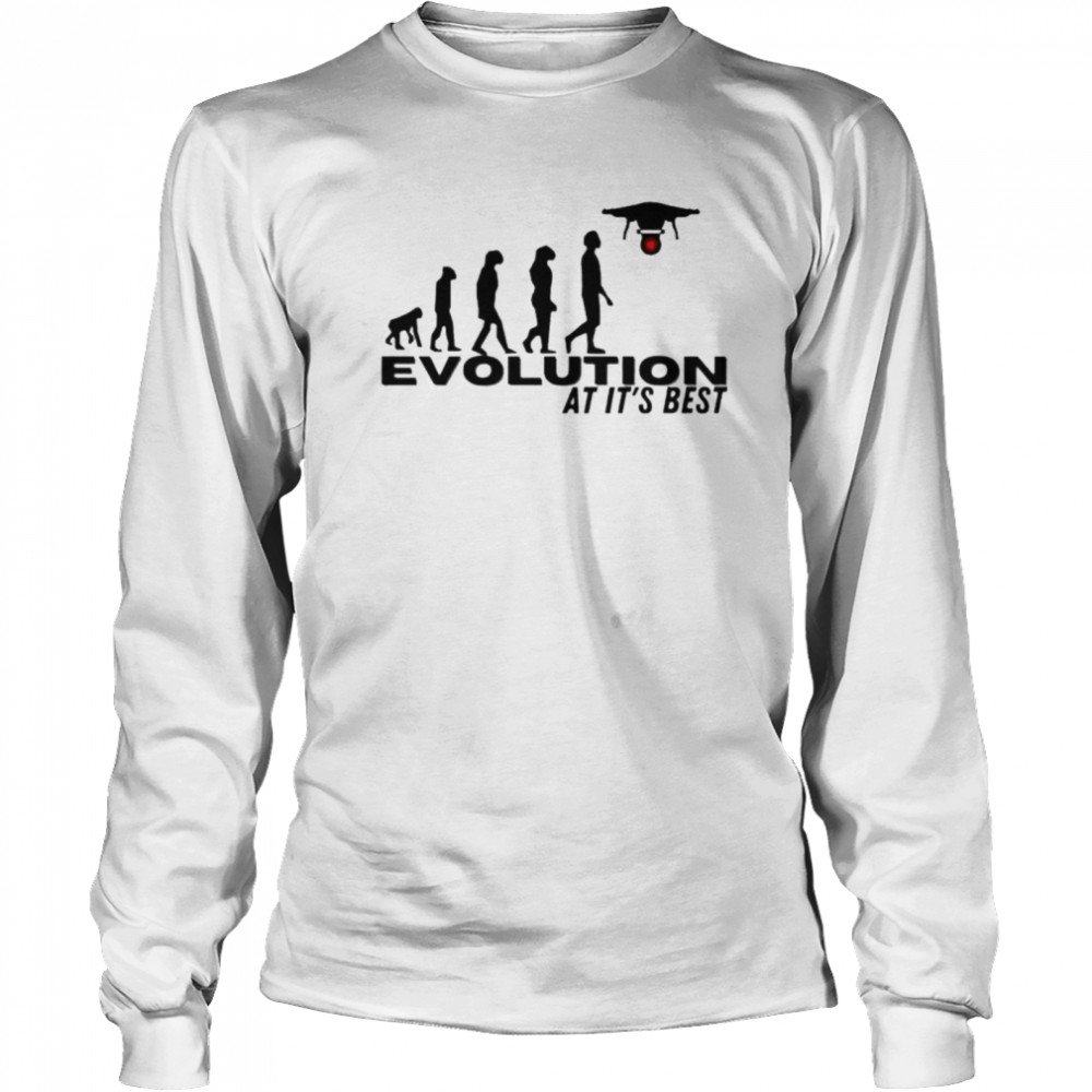 evolution at it’s best shirt Long Sleeved T-shirt