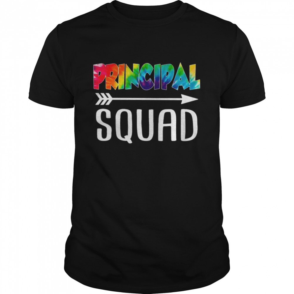 Principal Squad Tie Dye Style Rainbow shirt Classic Men's T-shirt