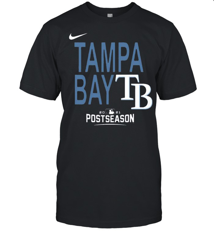 Tampa Bay Rays Nike Black 2021 Postseason Authentic Collection Dugout T- Classic Men's T-shirt