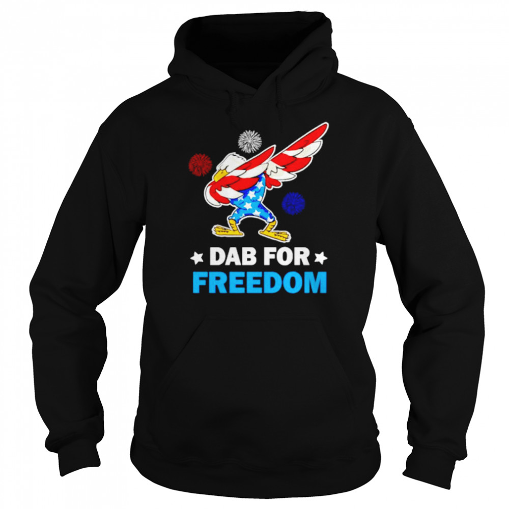 dab for freedom Eagle United States dabbing shirt Unisex Hoodie