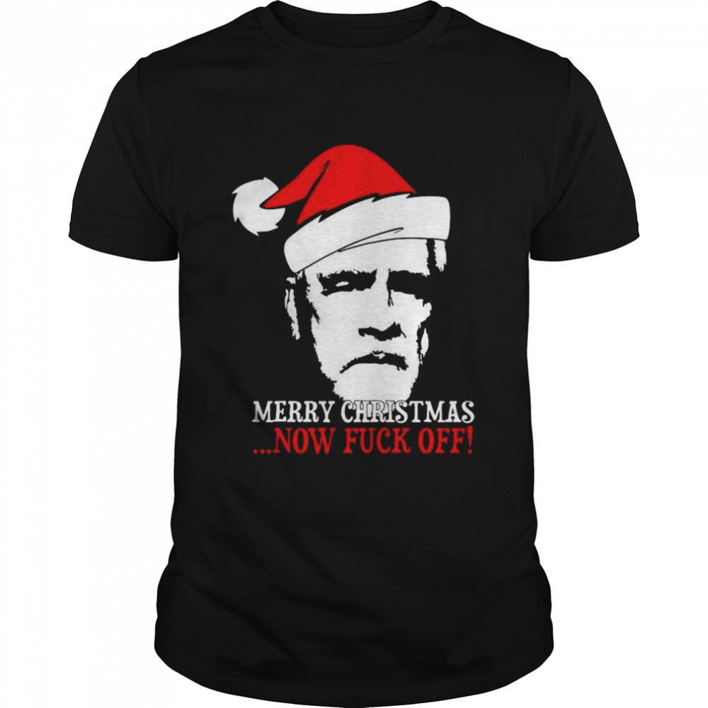 Merry christmas now fuck off shirt Classic Men's T-shirt