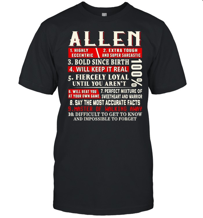 Allen Name Allen  Allen Surname  Classic Men's T-shirt