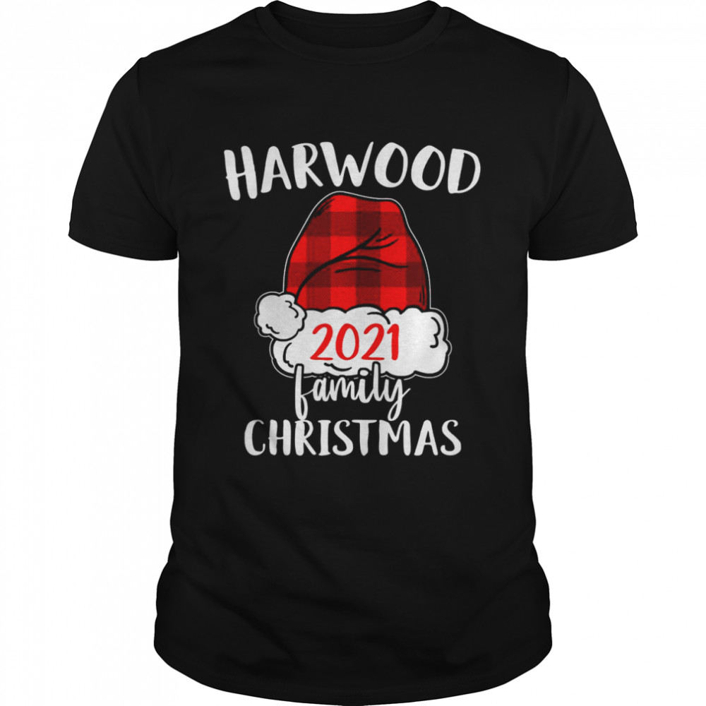 Christmas 2021 Harwood matching pajama Santa Hat  Classic Men's T-shirt
