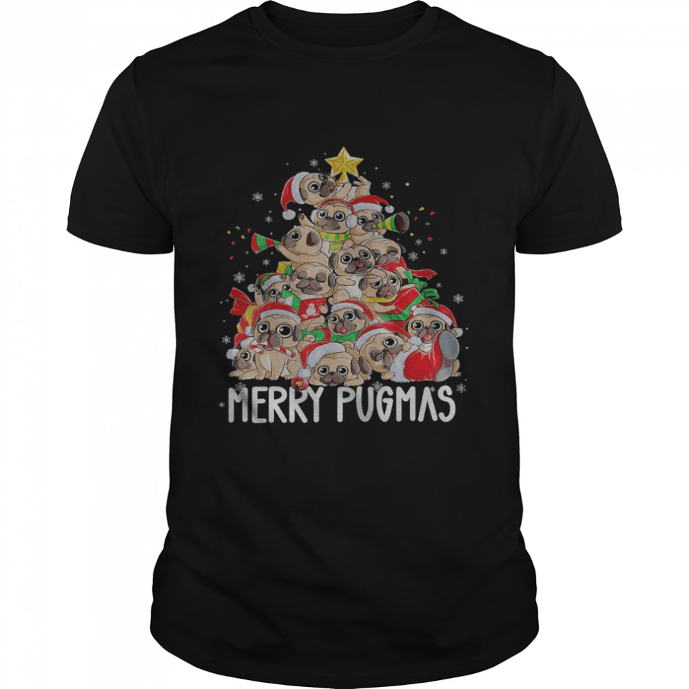 Merry pugmas christmas shirt Classic Men's T-shirt