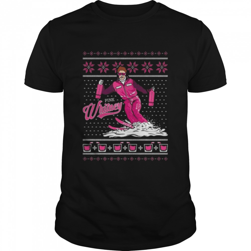 Whitney apres ski ugly sweater women Christmas shirt Classic Men's T-shirt
