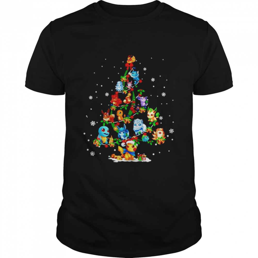 Pokemon Christmas tree shirt Classic Men's T-shirt