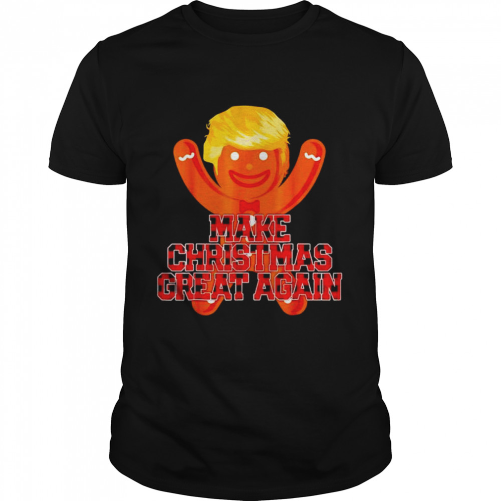 Nice gingerbread Trump make Christmas great again shirt Classic Men's T-shirt