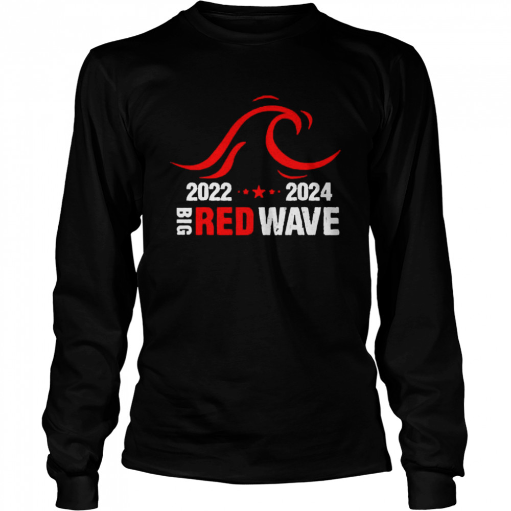 Big Red Wave 2022 2024  Long Sleeved T-shirt