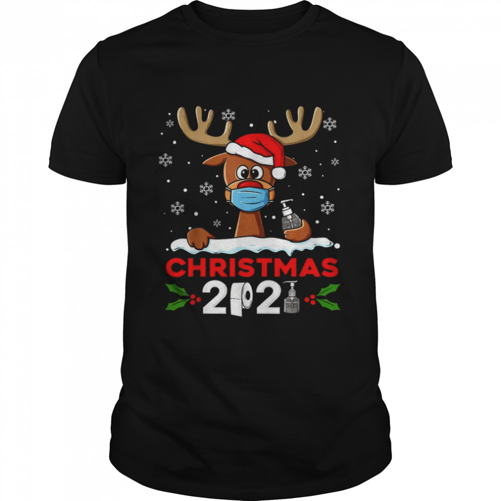 Reindeer Christmas 2021 Xmas  Classic Men's T-shirt
