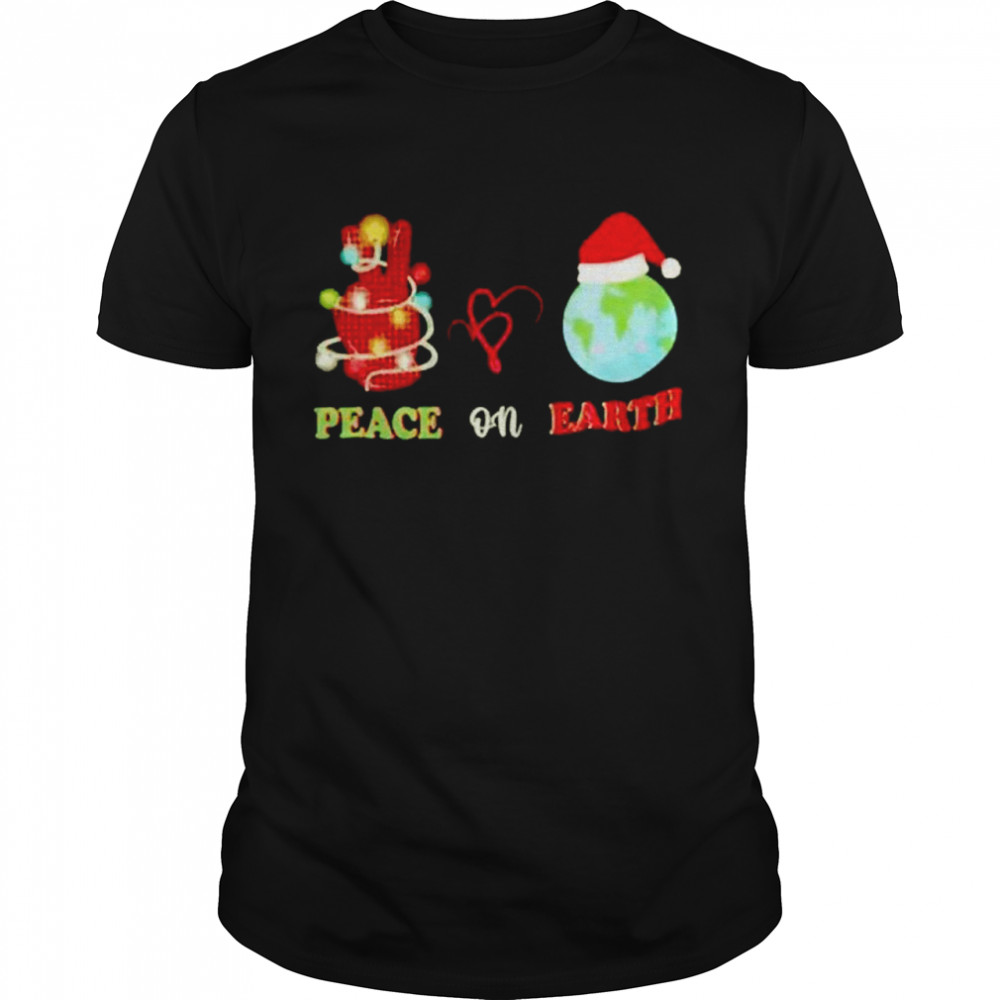 Peace On Earth Christmas shirt Classic Men's T-shirt