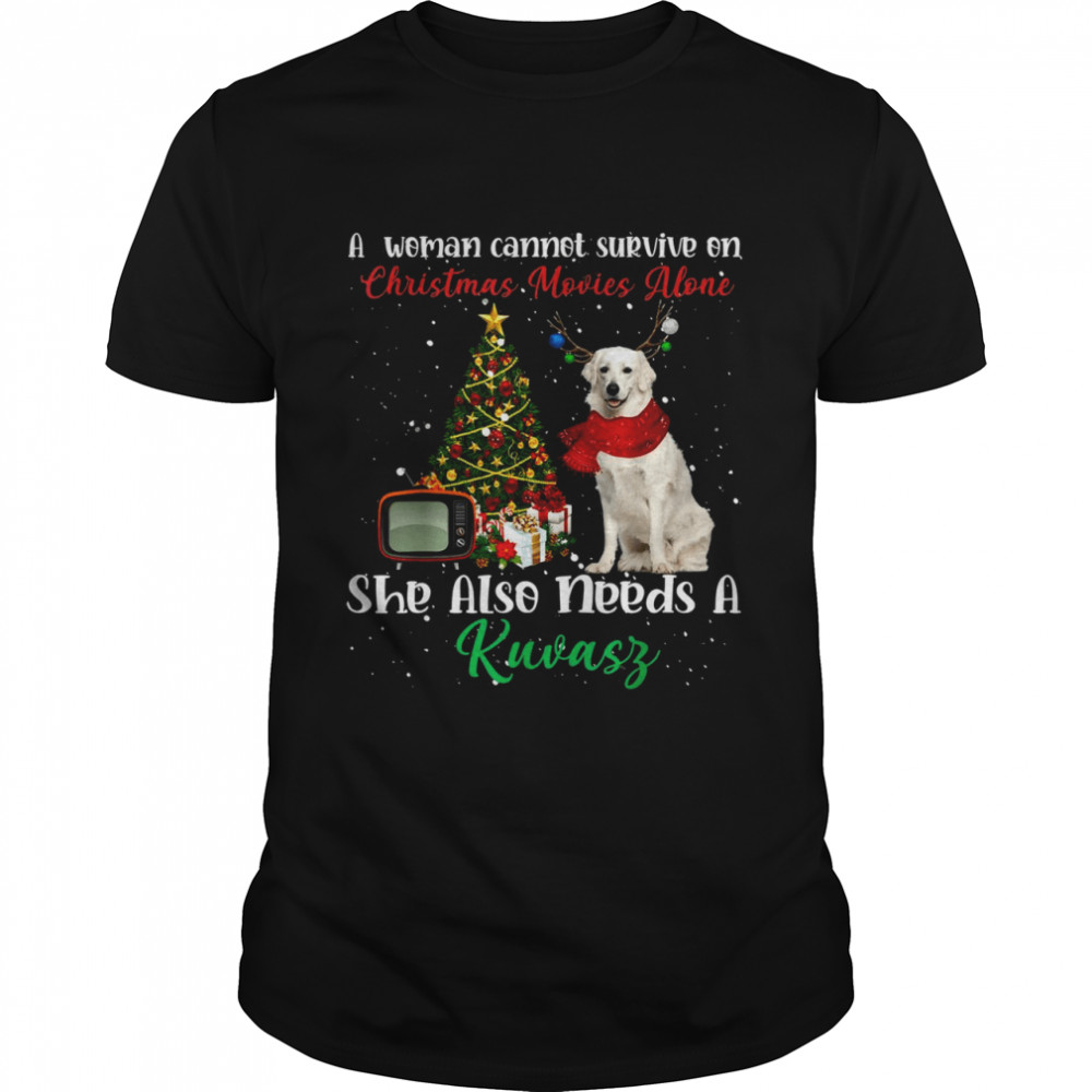 Kuvasz Reindeer Christmas Tree Ornament Decoration  Classic Men's T-shirt