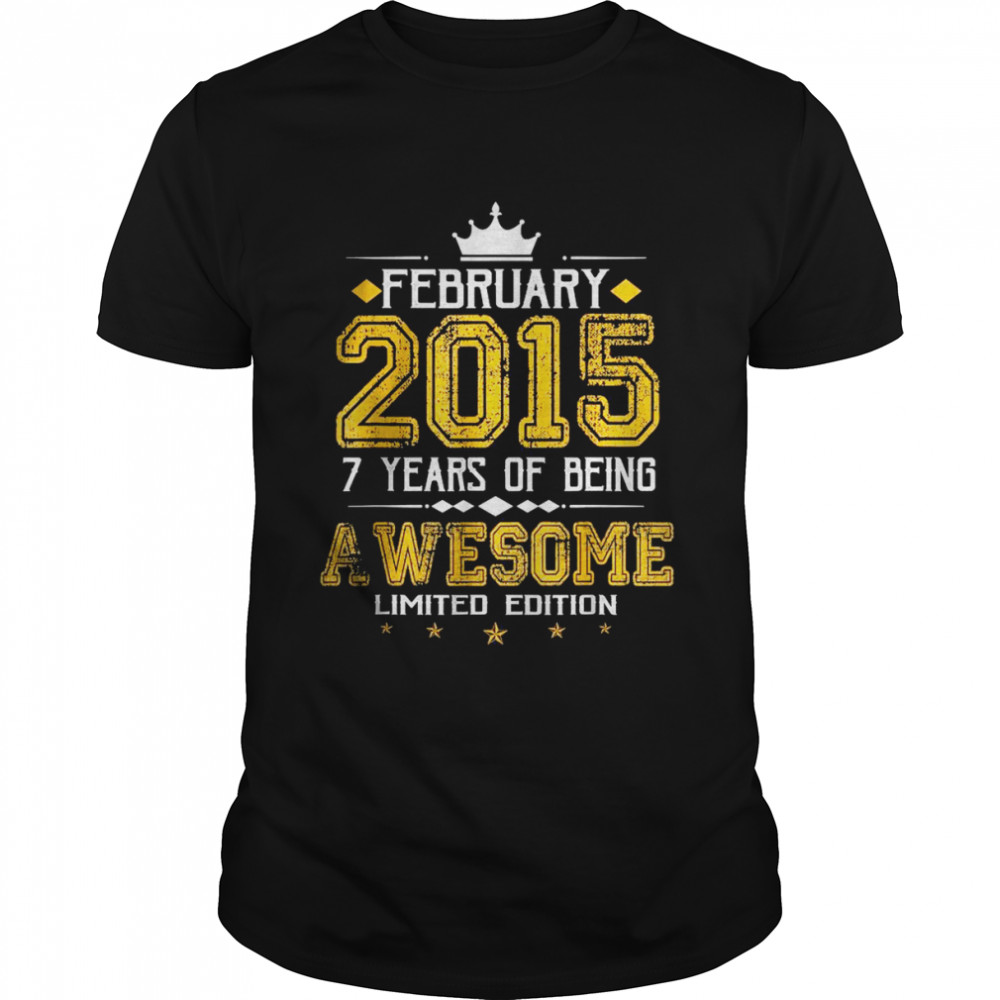 February 2015 07 Years Of Being Awesome Limited Edition T- Classic Men's T-shirt