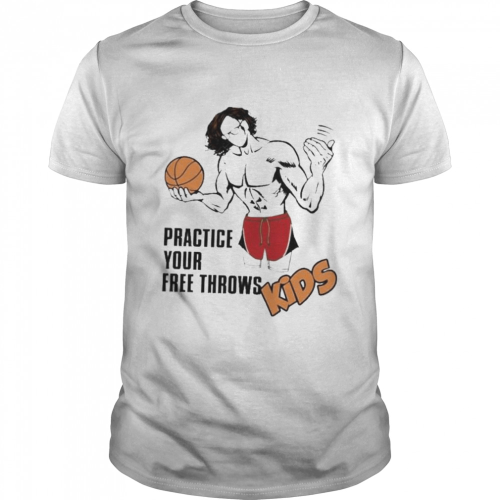 Nick Buccelli practice your free throws kids shirt Classic Men's T-shirt