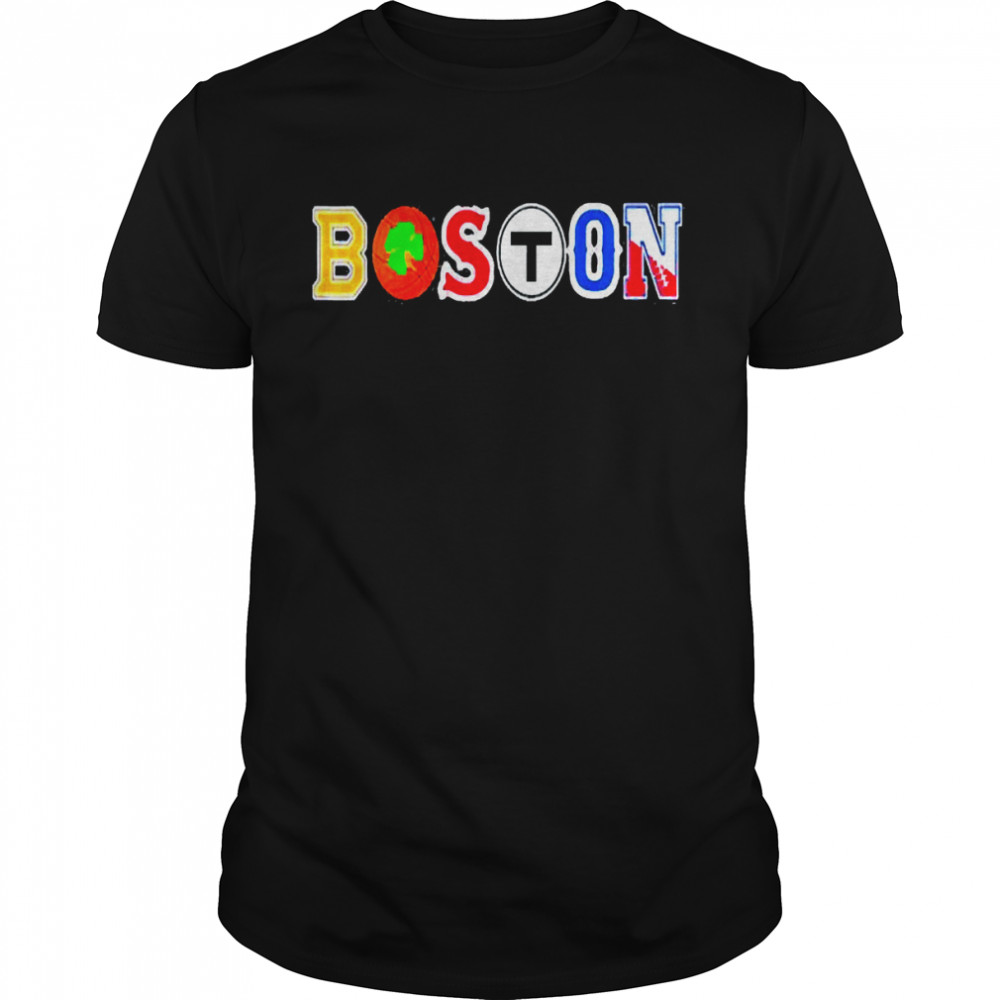 Boston Townie Sports Fan Boston Mass New England Proud  Classic Men's T-shirt