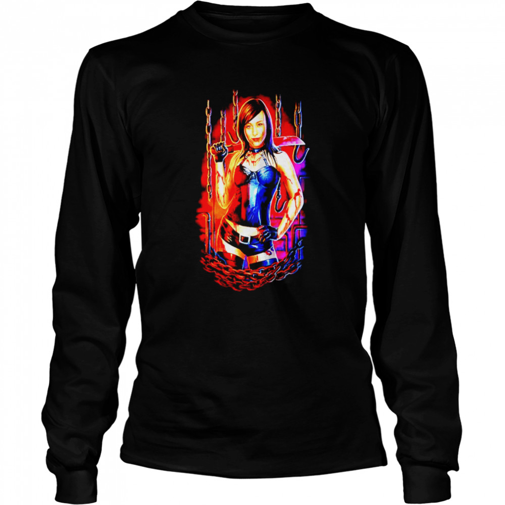 Danielle Harris Leather and Chains shirt Long Sleeved T-shirt