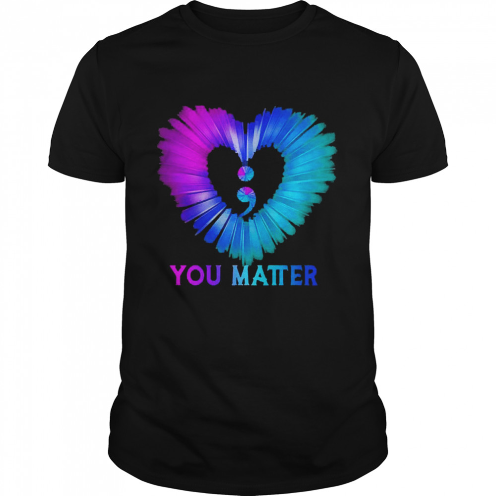 LGBT Heart You Matter  Classic Men's T-shirt