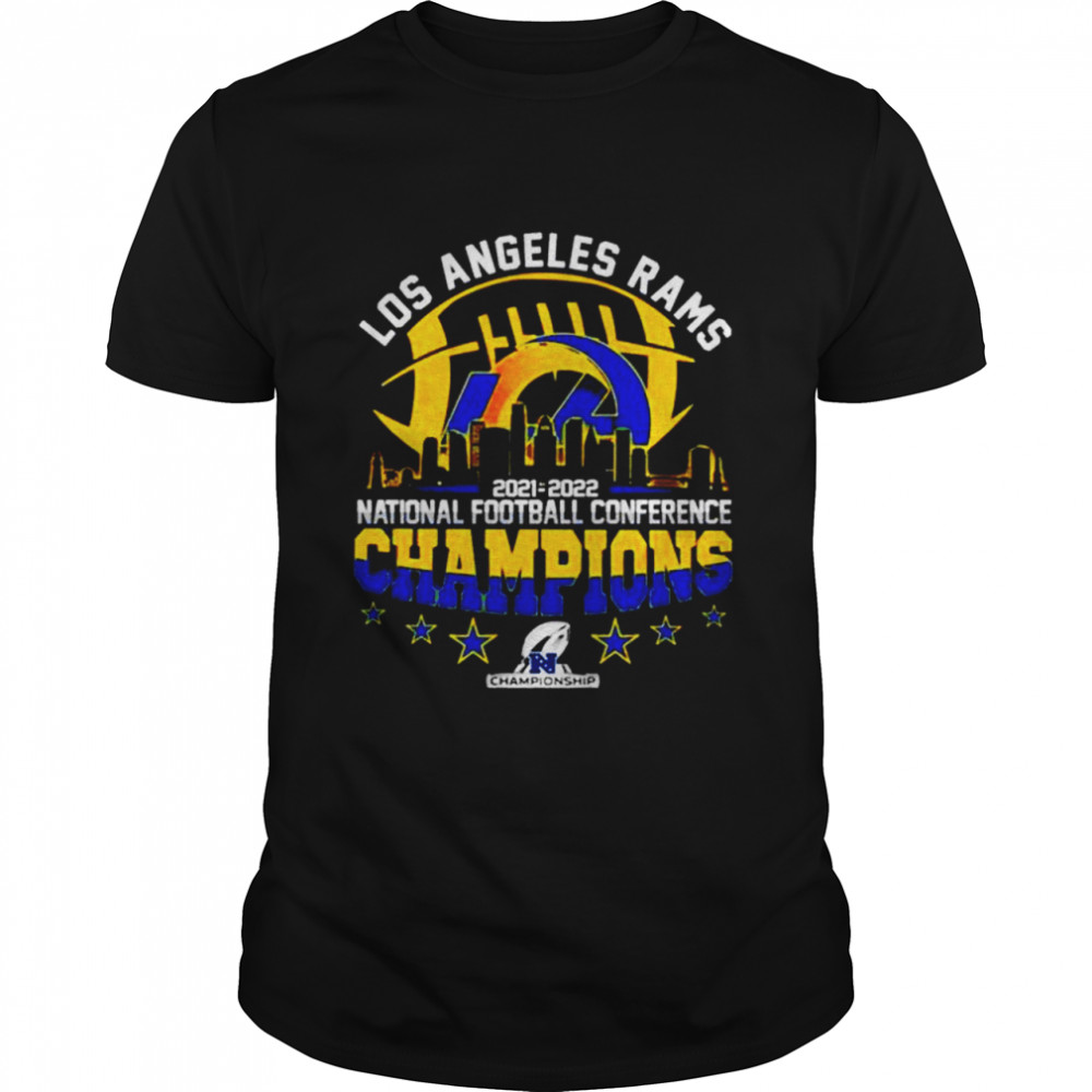 Los Angeles Rams 2021 2022 national football conference champions shirt Classic Men's T-shirt