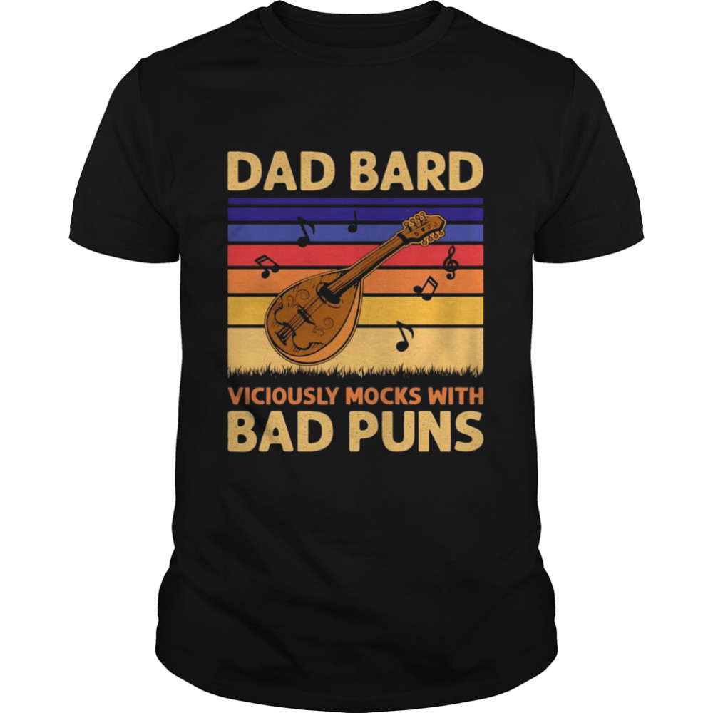 Dad Bard DnD  Classic Men's T-shirt