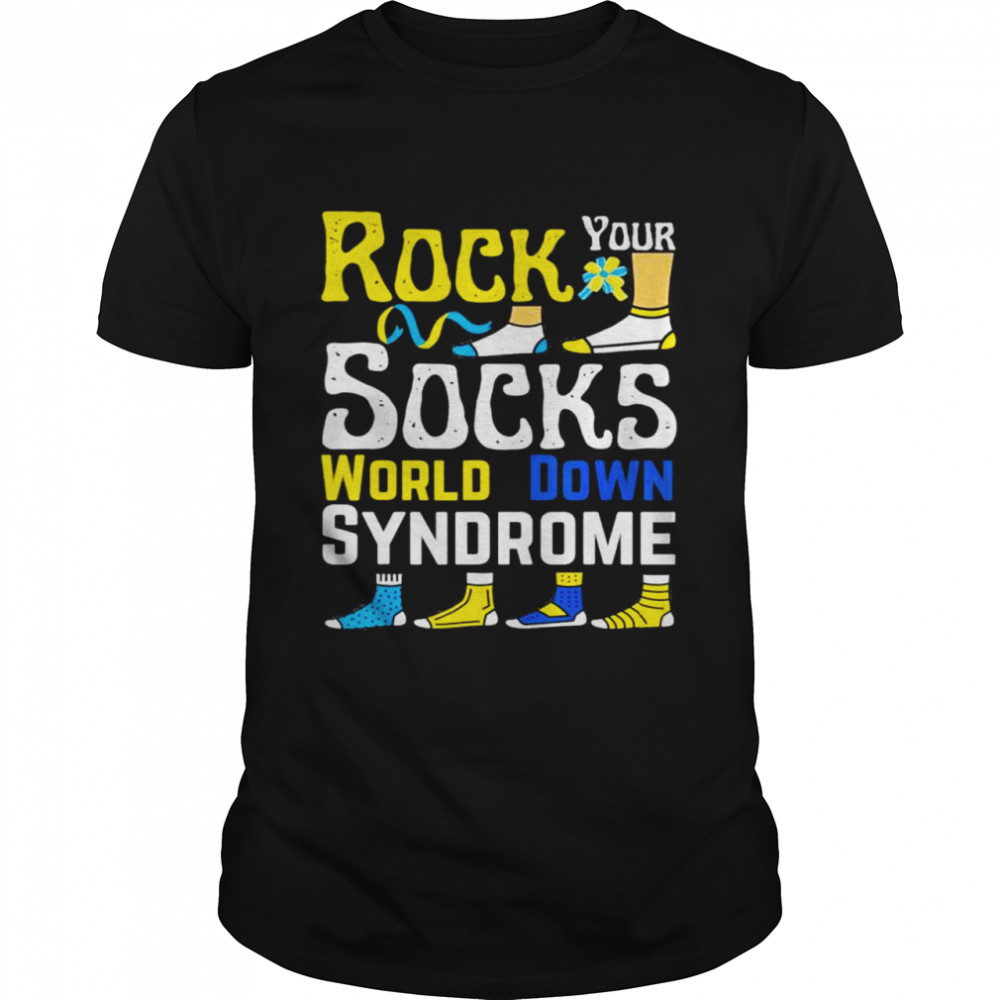 3.21 World Down Syndrome Day 2022 Awareness Socks Down Shirt