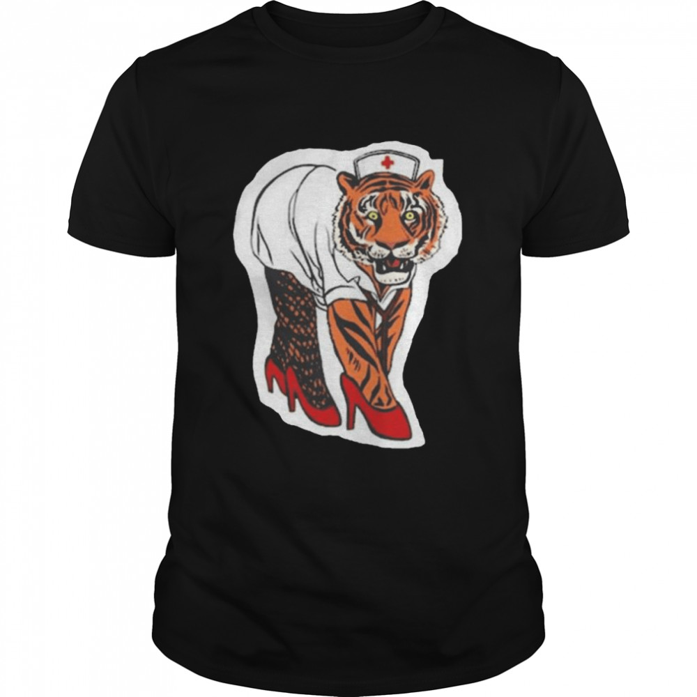 Mkupperman sexy tiger nurse shirt Classic Men's T-shirt