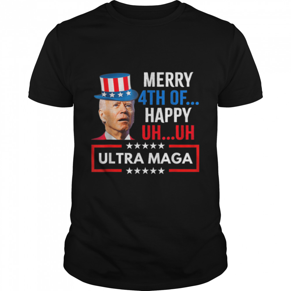 4th Of Father Day Funny Trump Biden Ultra Maga Tee Men Women T- B0B3DT9GCV Classic Men's T-shirt