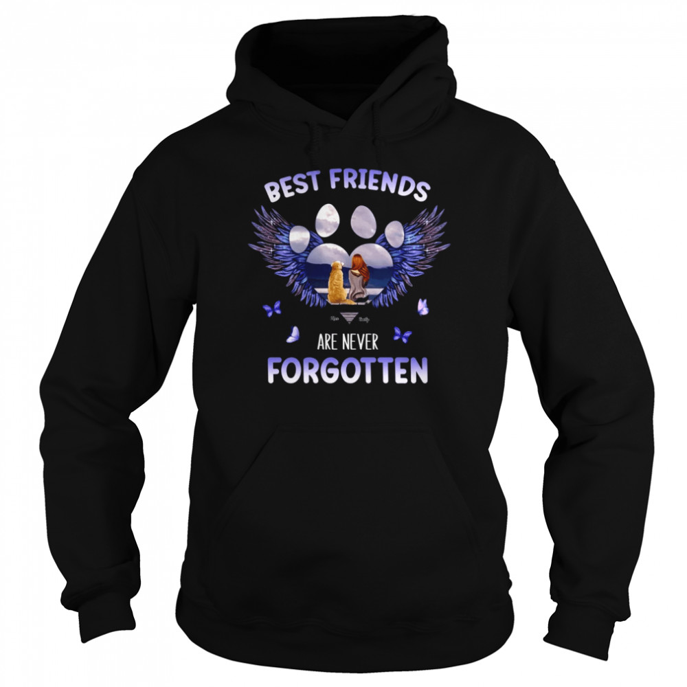 Best friends are never forgotten shirt Unisex Hoodie
