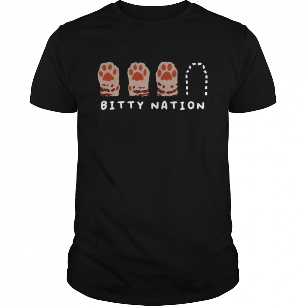 Bitty Nation paw shirt