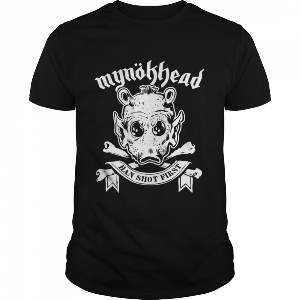 Mynökhead Greedo Han Shot First Star Wars shirt