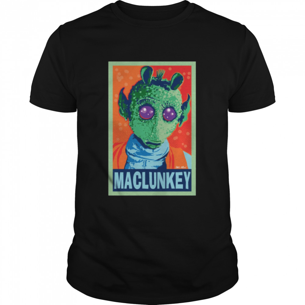 Portrait Greedo Maclunkey Star Wars shirt