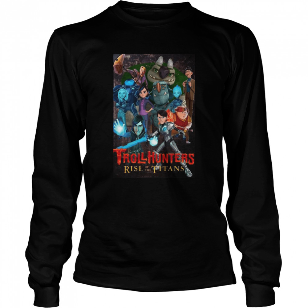 trollhunters rise of the titans shirt long sleeved t shirt