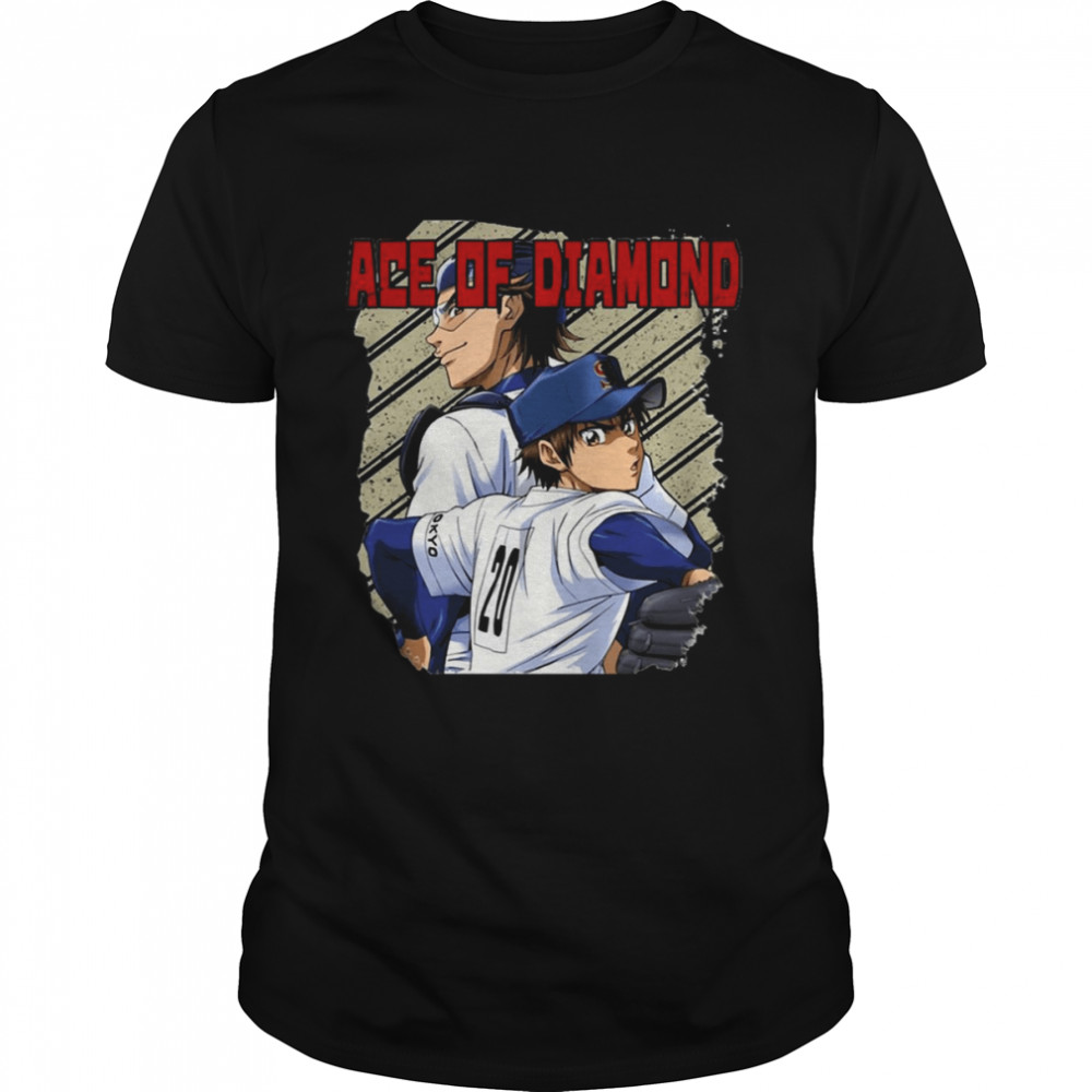 Vintage Kazuya Miyuki Diamond No Ace Graphic shirt