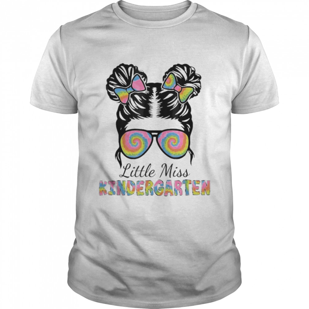 Back To School Little Miss Kindergarten First Day Of School T-Shirt