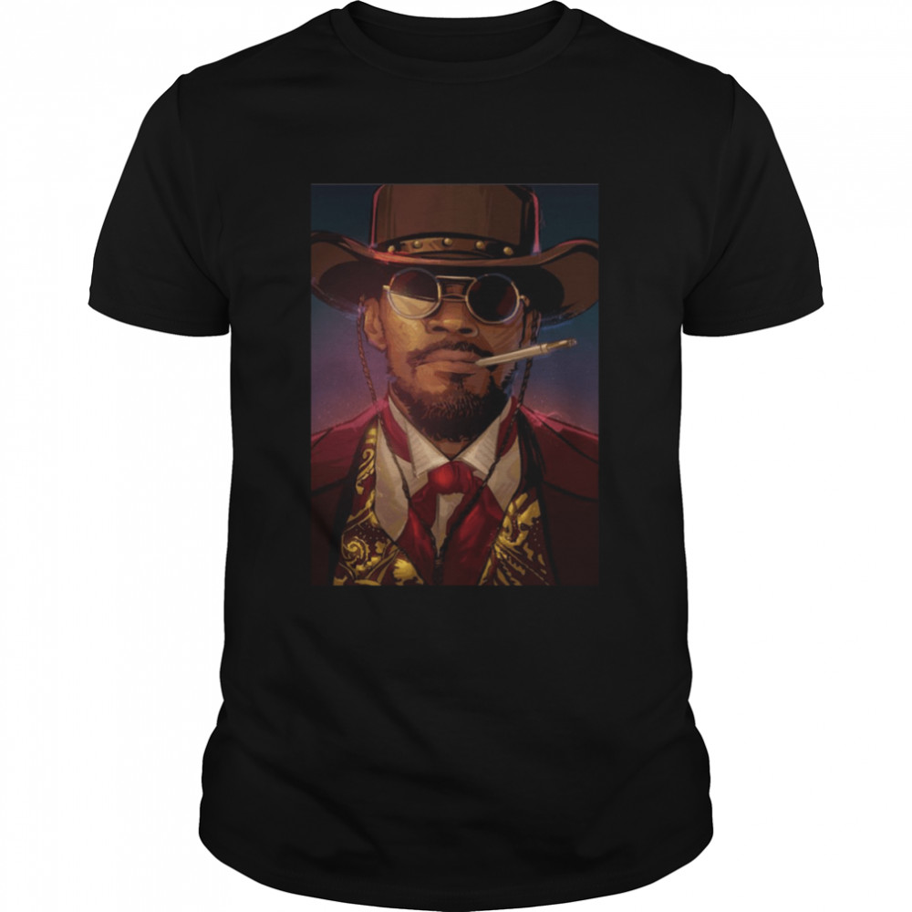 Jamie Fox Django Portrait shirt