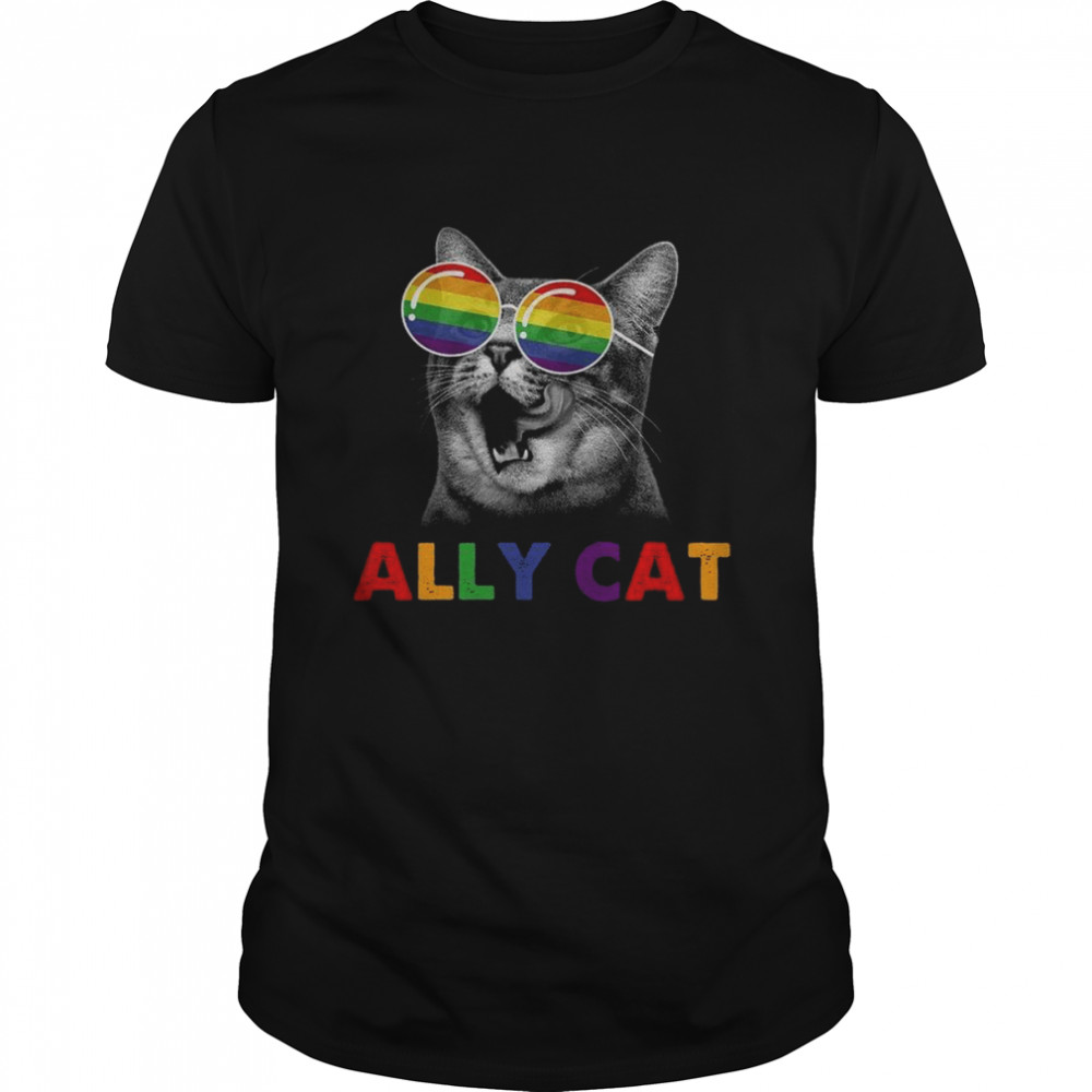 LGBT Pride Ally Cat shirt