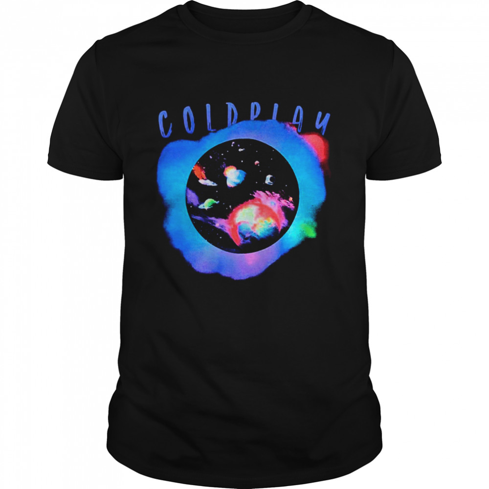 Planet Glow Tour Coldplay shirt