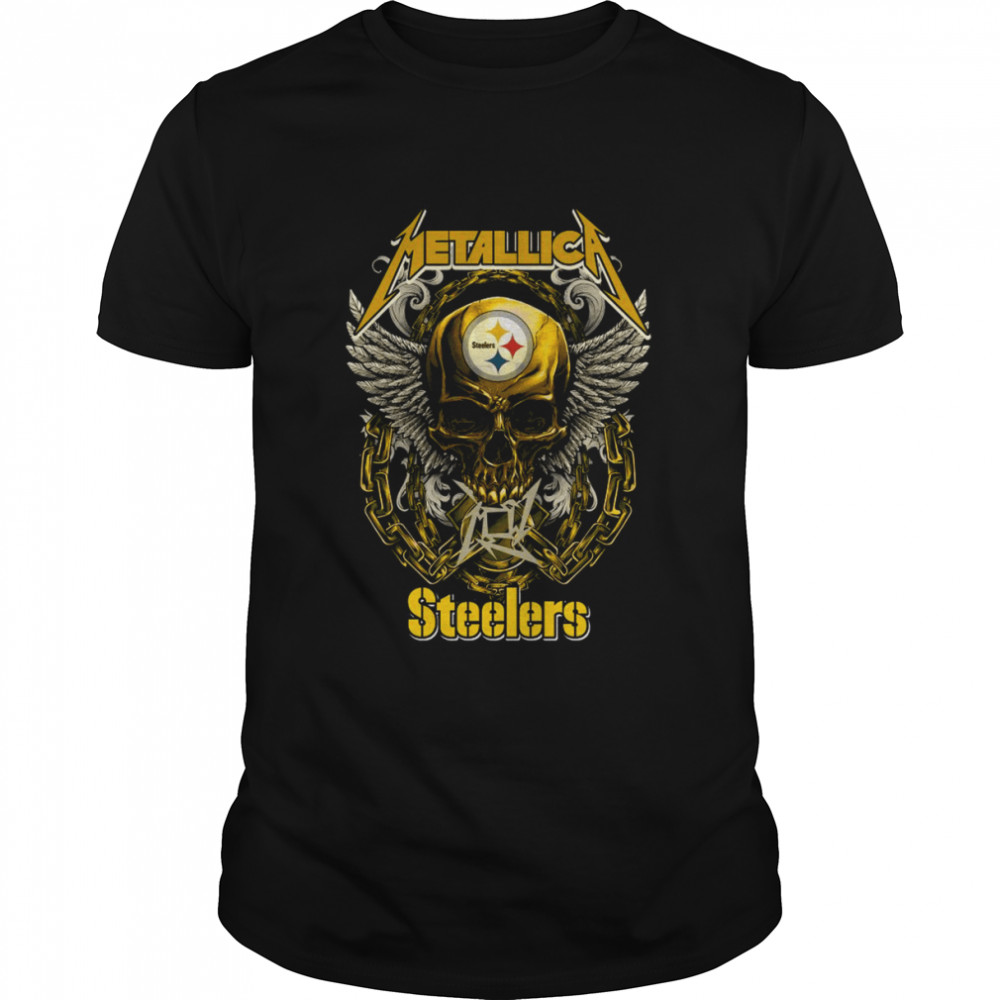 Skull Metallica Pittsburgh Steeler PA 2022 show Shirt